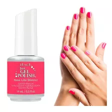 Gel Polish Ibd Profesional Uñas Rose Lite District 14ml