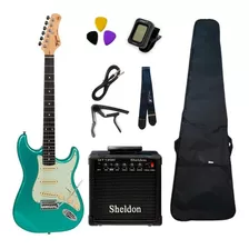 Guitarra Eletrica Tagima Tg500 + Cubo Sheldon Gt1200 + Kit