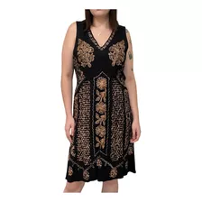 Vestido Batik Indiano Moda Boho Luxo Vest009271