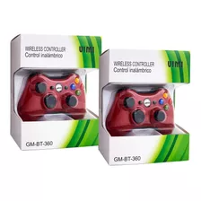 Paquete 2 Piezas Control Gamepad Inalambrico Para Xbox 360