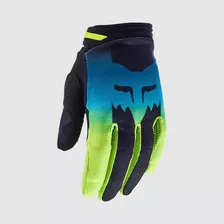 Guantes Moto Mujer 180 Flora Amarillo Fox Talla M