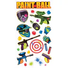 Pegatinas Decorativas De Ek Success Brands, Paint Ball