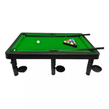 Mesinha De Sinuca Infantil Snooker Brilhar Com 02 Tacos