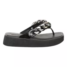 Chinelo Feminino Petite Jolie Hit Corrente Preto - Pj6515