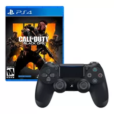 Mando Playstation 4 Dualshock Negr + Call Of Duty Black Ops4