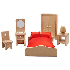 Warmtree Mini Muebles Clásicos De Madera Para La Casa, Juego