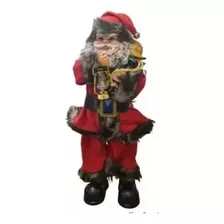 Papai Noel Musical Com Movimento Lampiao Prest 50 Cm - Nipo