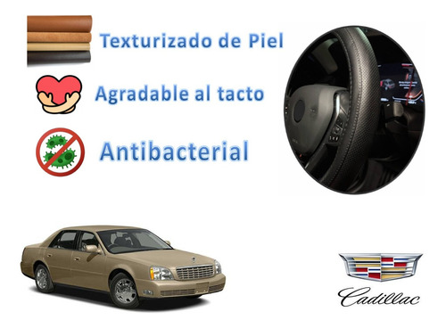 Tapetes 3d Logo Cadillac + Cubre Volante Deville 2003 A 2005 Foto 6