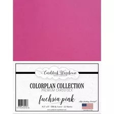 Papel De Cartulina Colorplan Rosa Fucsia 8.5 X 11 Pulga...