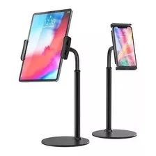 Soporte De Mesa Apoya Celular Y Tablet Escritorio Metálico