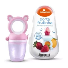 Alimentador Porta Fruta Anatômico Menina C/ Estojo- Babydeas