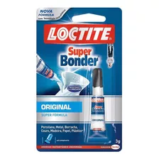 Cola Instantânea Super Bonder Loctite 3g Henkel Original