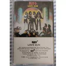 Kiss Cassette Love Gun Usa Impecable