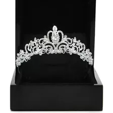 Coroa Para Noiva Casamento Daminha Debutante Tiara Zircônia