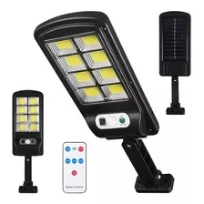 Luminaria Solar Poste Sensor Movimento Controle Remoto 200w