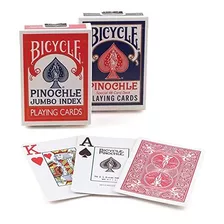 Bicicletas Jugadas De Pinochle Jumbo Paquete De 12