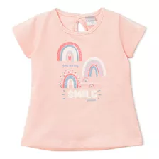 Remera Beba Nena Estampa Arco Iris Gepetto T 12 A 48 Meses