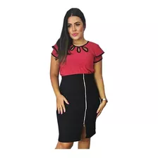 Conjunto Feminino Saia Ziper + Blusa Gota Moda Evangelica