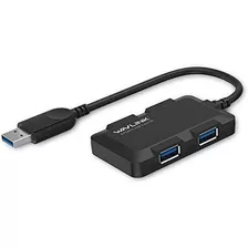 Adaptador Hub 4 Puertos Usb 3.0 5 Gbps Windows Mac Os Linux