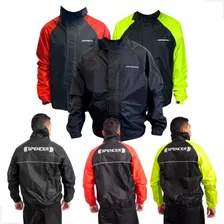 Conjunto Capa Chuva Moto Motoqueiro Impermeável Corta Vento