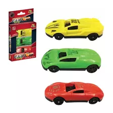 12 Mini Carrinhos De Brinquedo Miniatura Roda Livre Infantil