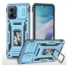 Funda Para Moto G53 Tapa Deslizante + Cristal Templado