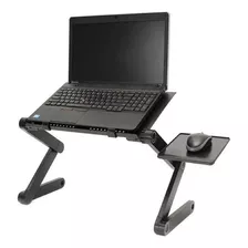 Suporte P/ Notebook Mesa C/ Mouse Pad Articulado Dex Cor Preto