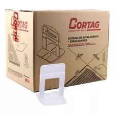 Espaçador Nivelador 1,5mm Slim (1000 Unidades) - Cortag Cor Branco