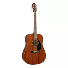 Guitarra Acústica Fender Classic Design Cd-60s All-mahogany 097-0110-022 Para Diestros Natural Brillante