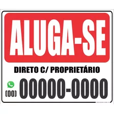 Placas 60x50 Cm Vende-se/aluga/imobiliaria/corr Pvc Ps 2mm 