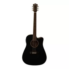 Guitarra Washburn Electroacustica Ad-5ceb Negra Envio Gratis