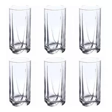 Set X 6 Vasos Cosmos Cocina 350 Ml Transparentes