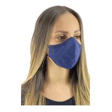 Mascara De Proteção Em Knit 3d Alça Regulável E Clipe Nasal