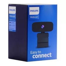 Webcam Philips Para Pc/ Full Hd 1080p/ Micrófono Incorporado