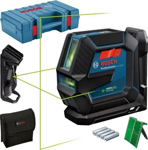 Kit Nivel Laser Bosch Autonivelante Gll 2-15 G Verde Tripode