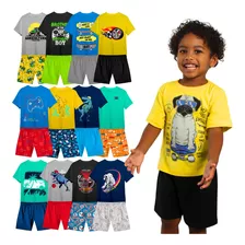 Kit 10 Peças De Roupa Infantil Menino Bebe Masculino Atacado