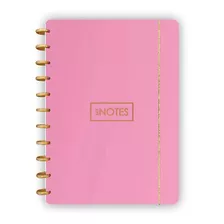  Abyara Caderno De Disco My Notes 80 Folhas Listradas Unidade X 1 210cm X 290cm Cor Rosa