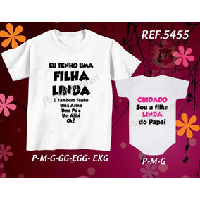 Lindas Frases Camisetas Pai E Filho Camisetas E Blusas No Mercado