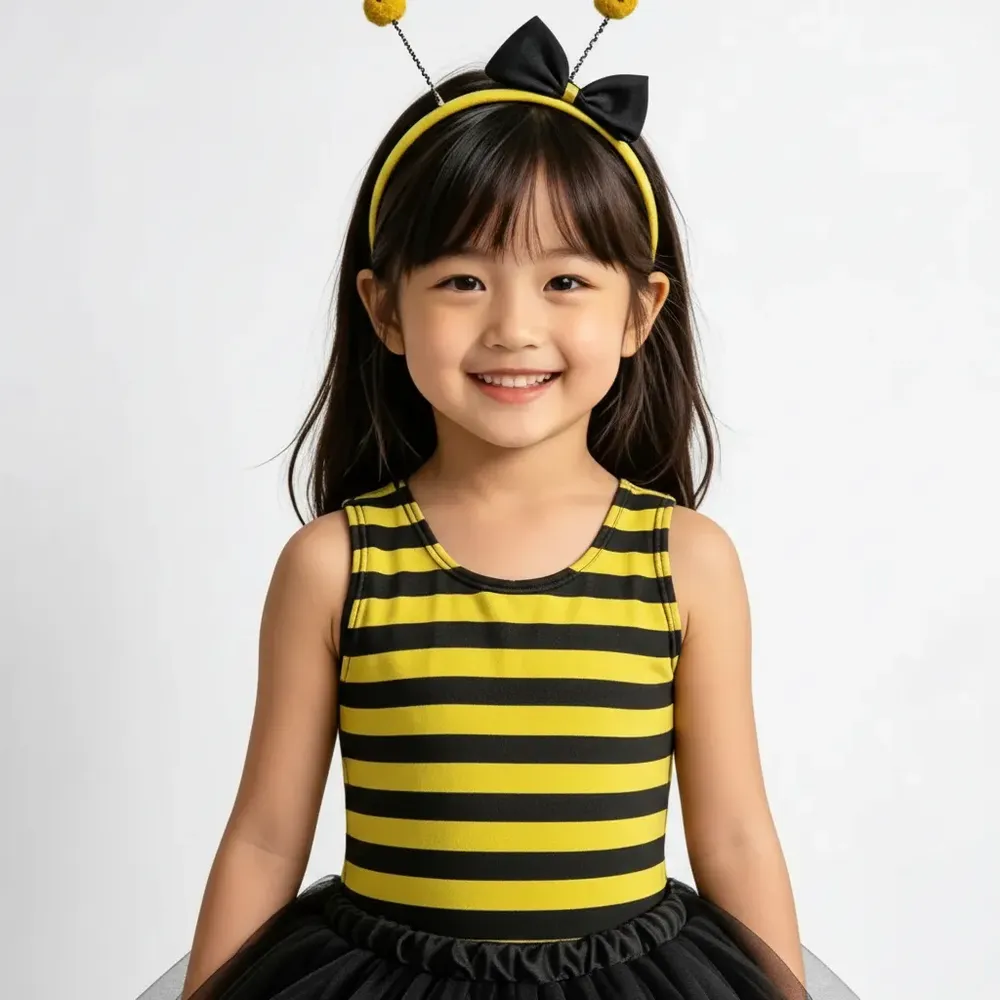 Saia de Tule de Abelhinha Infantil com Body
