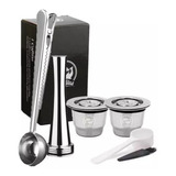 2 Capsulas Cafe Dolce Gusto Nespresso +accesorios Acero Inox