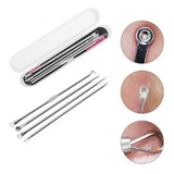 Extrator De Cravos Profissional Removedor Acne Espinha Kit
