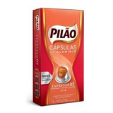 Kit 100 Cápsulas Alumínio Compatível Nespresso Café Pilão 07