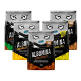 5x Albumina 500g Zero Carbo Proteína Pura 7 Sabores
