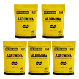 Kit 5x Albumina - 500g Refil Natural - Naturovos