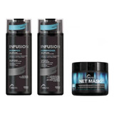 Shampoo + Condicionador Infusion + Net Mask Truss