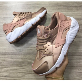 nike huarache nm mujer rosas