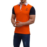 Playeras Polo John Leopard Ajuste Muscle Fit Stretch Trendy