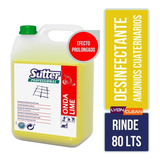Desinfectante Amonios Cuaternario Perfumado Sutter Onda Lime