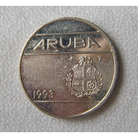 Aruba Moneda De 25 Centavos Monedas Y Billetes En Mercado Libre Moneda De Aruba 1993 25 Veinticinco Centavos Florín