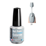 Esmalte Gel Led Uv Hello Mini 15ml Unha Seca Na Cabine Vinho